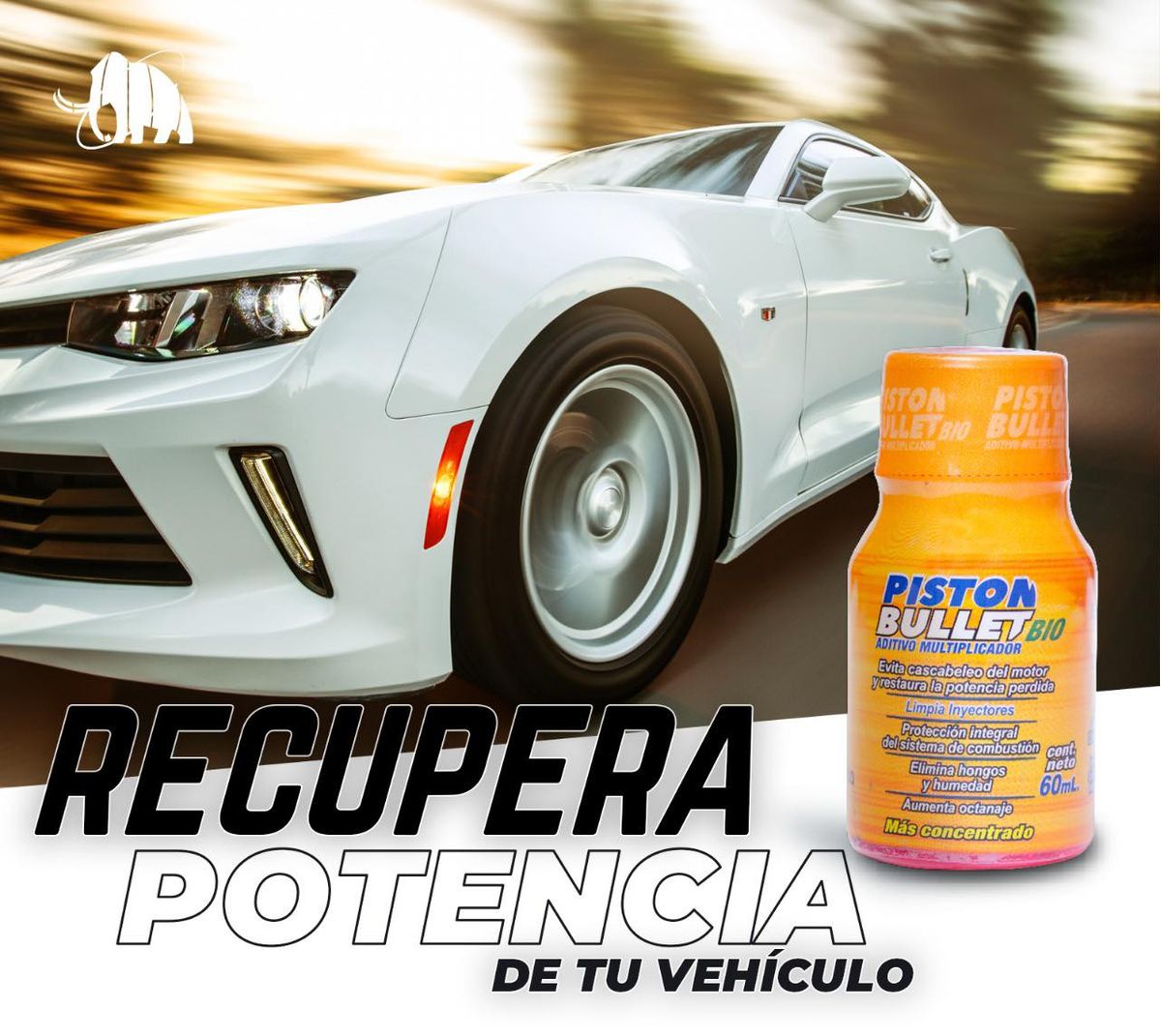 🔧3x1 ADITIVO PISTON BULLET BIO PARA CARROS Y MOTOS - AUMENTA POTENCIA Y AHORRA COMBUSTIBLE DESDE EL PRIMER USO